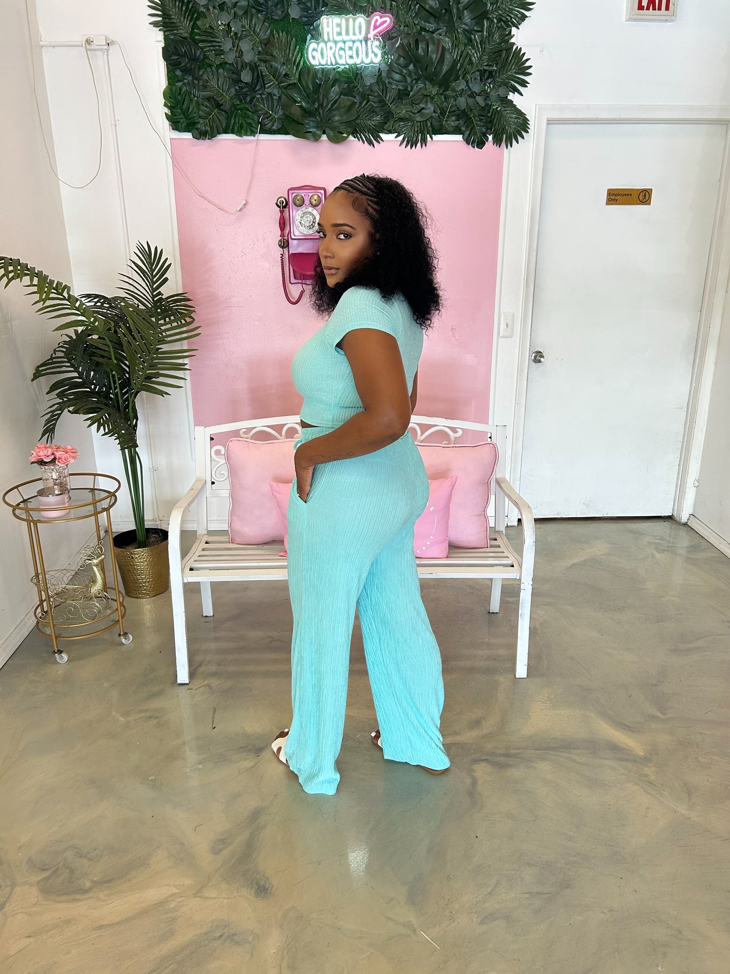 “In the Days” Pant Set