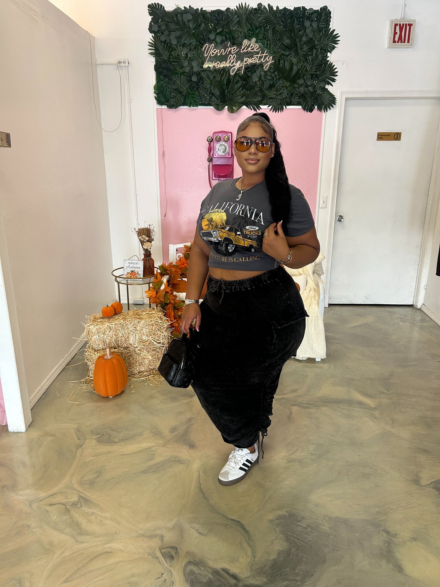 “Catching Up” Cargo Skirt