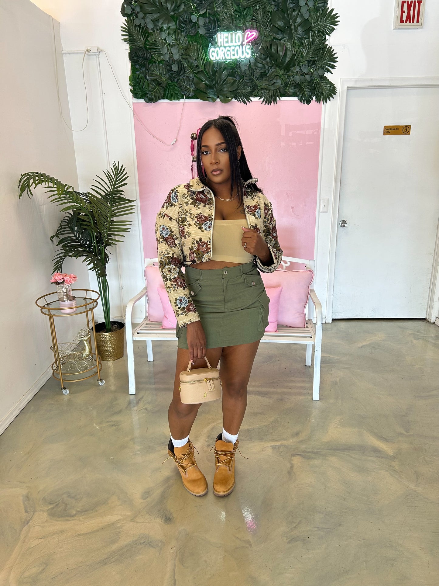 “Flower bomb” Jacket