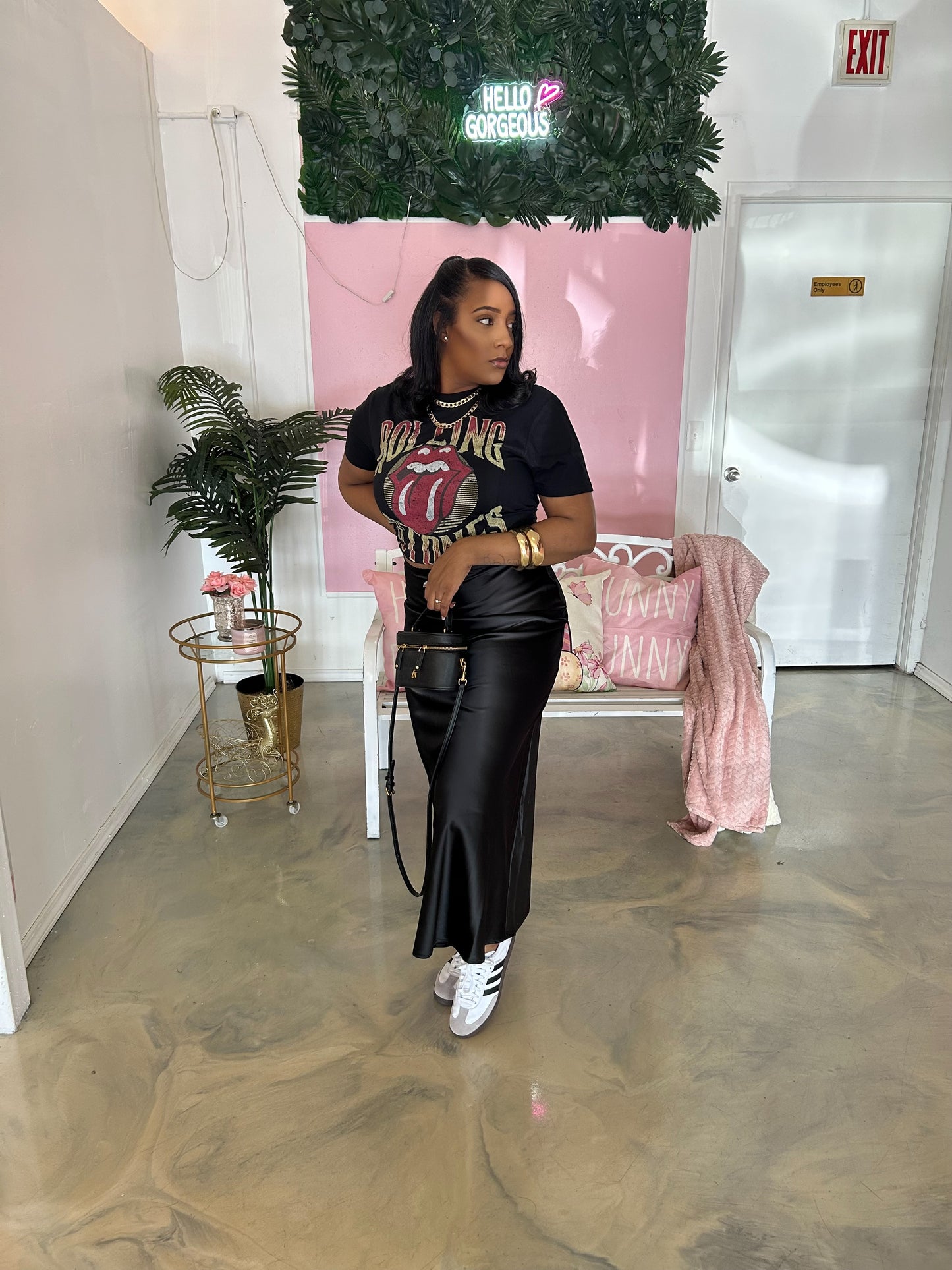“Very Demure” Satin Skirt