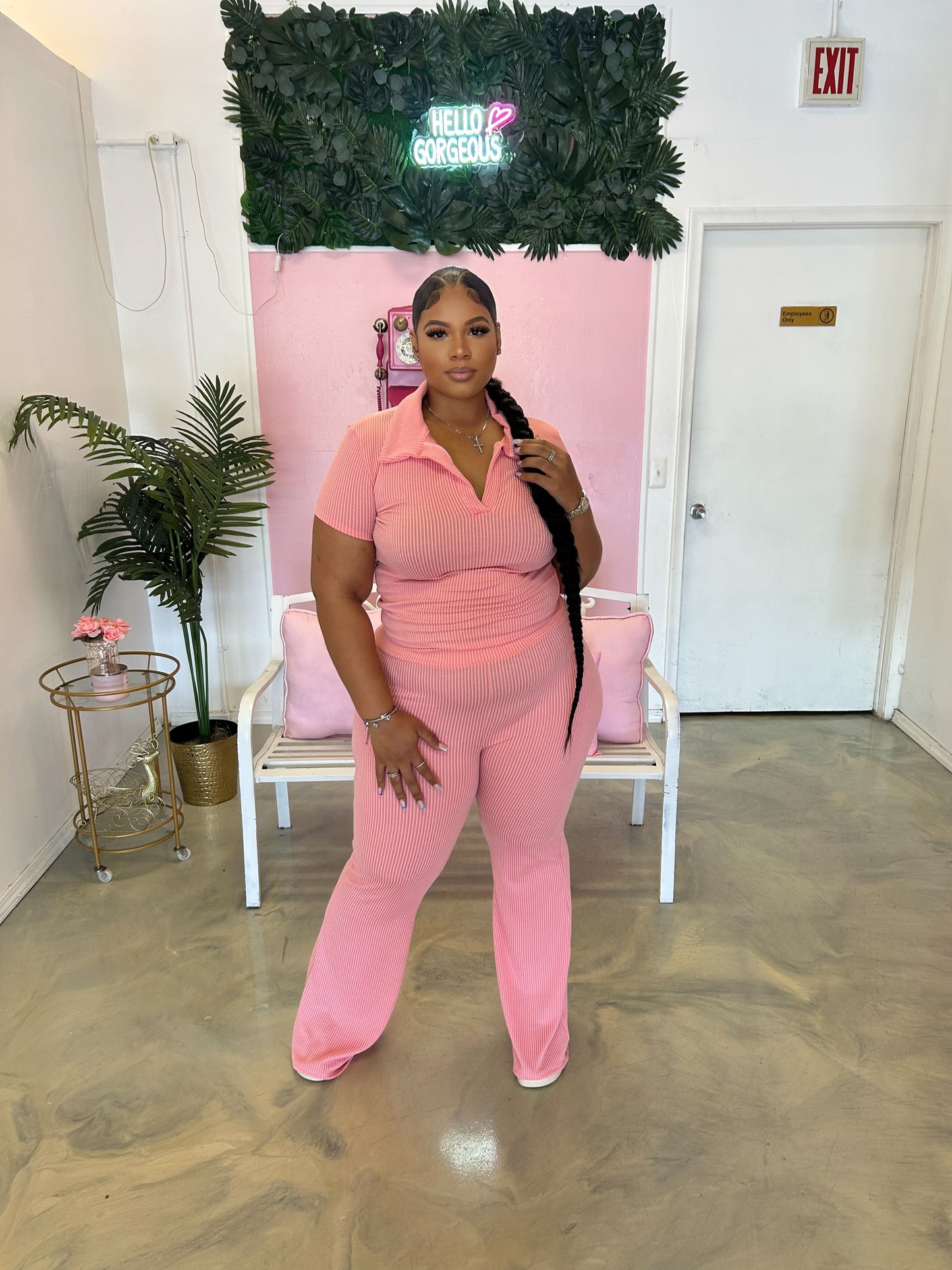 “Blossom Beau” Pants Set