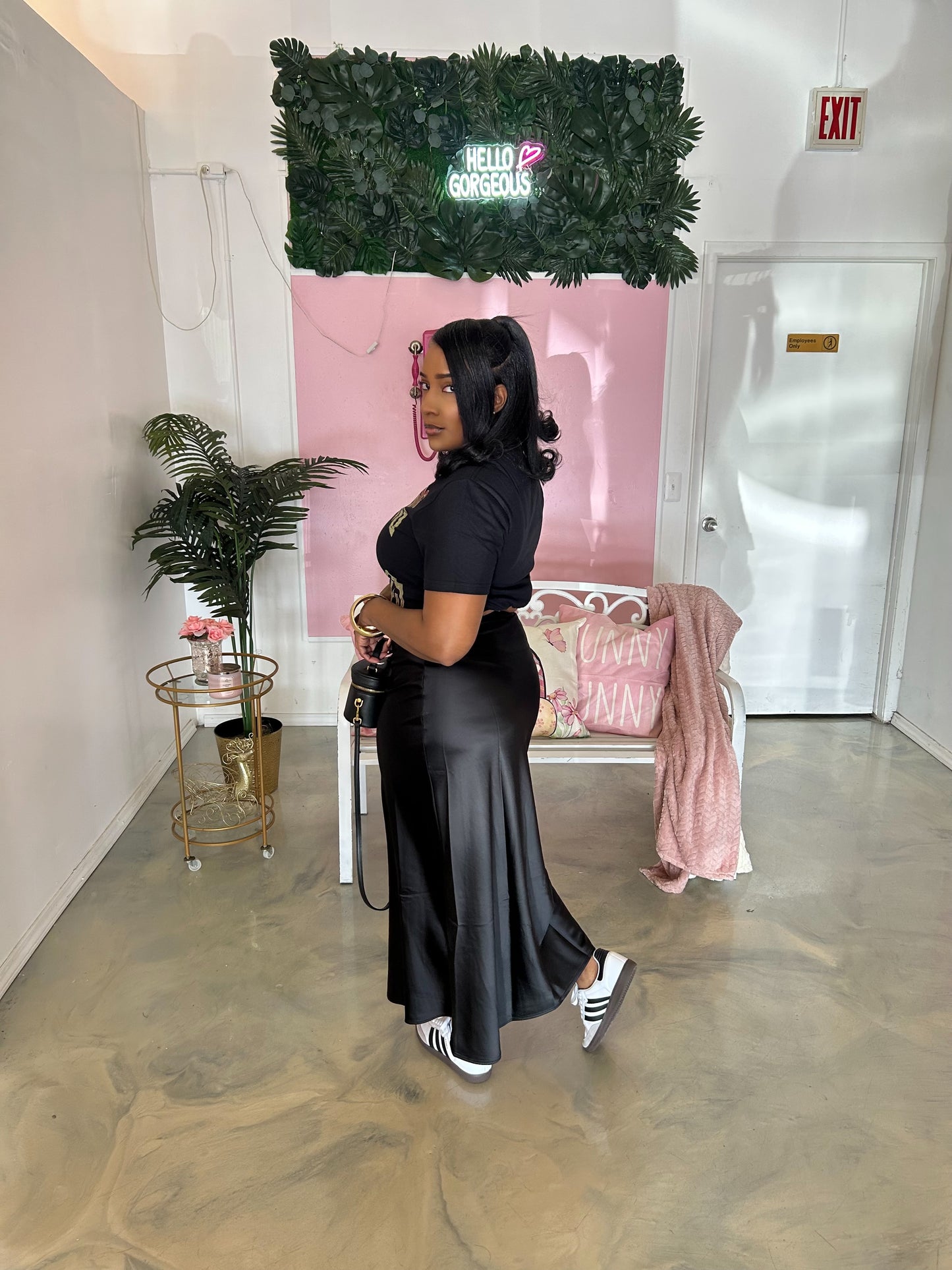 “Very Demure” Satin Skirt