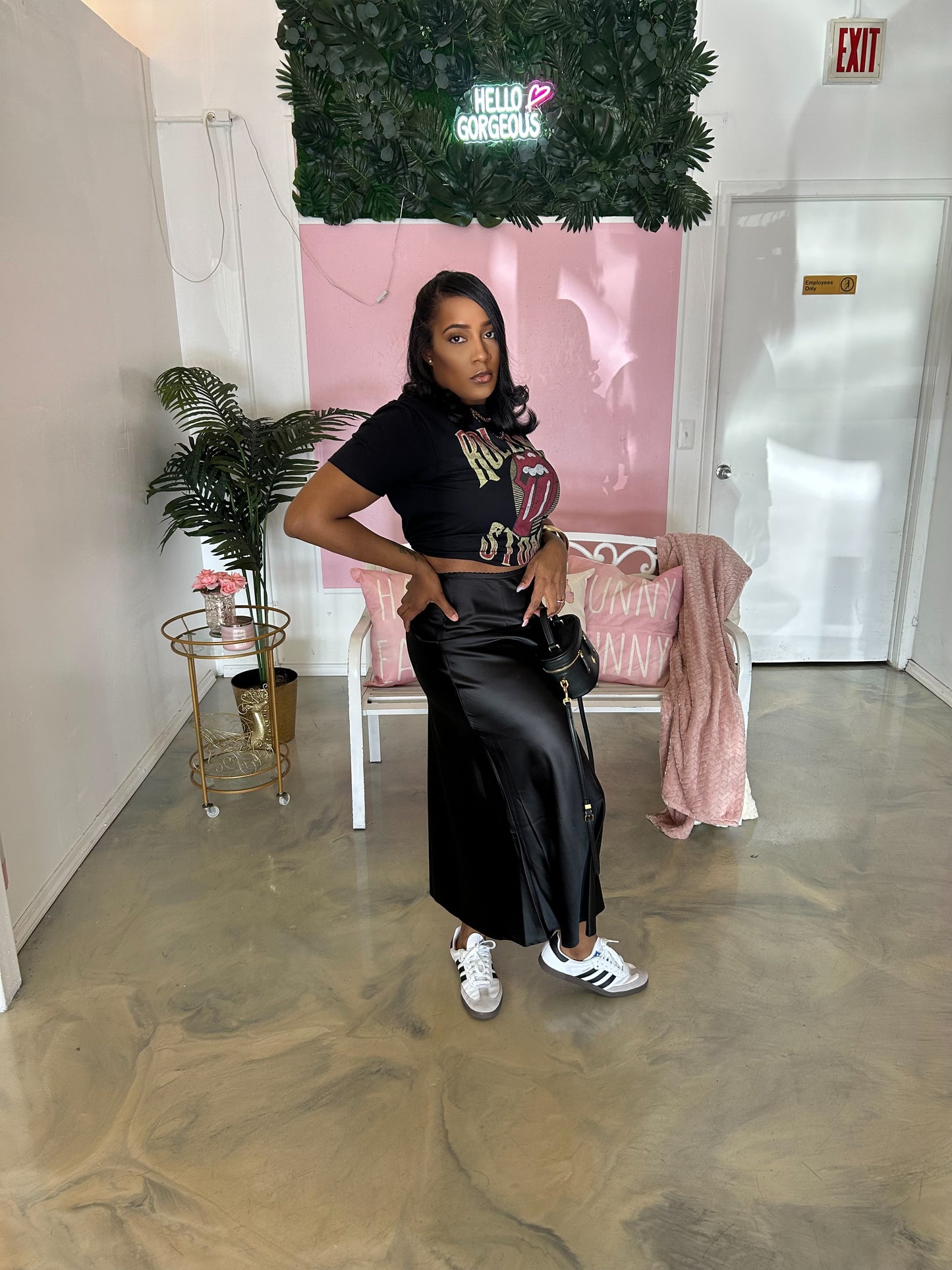 “Very Demure” Satin Skirt
