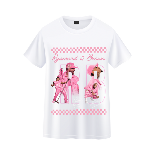 “R&B Checkered” Graphic Tee