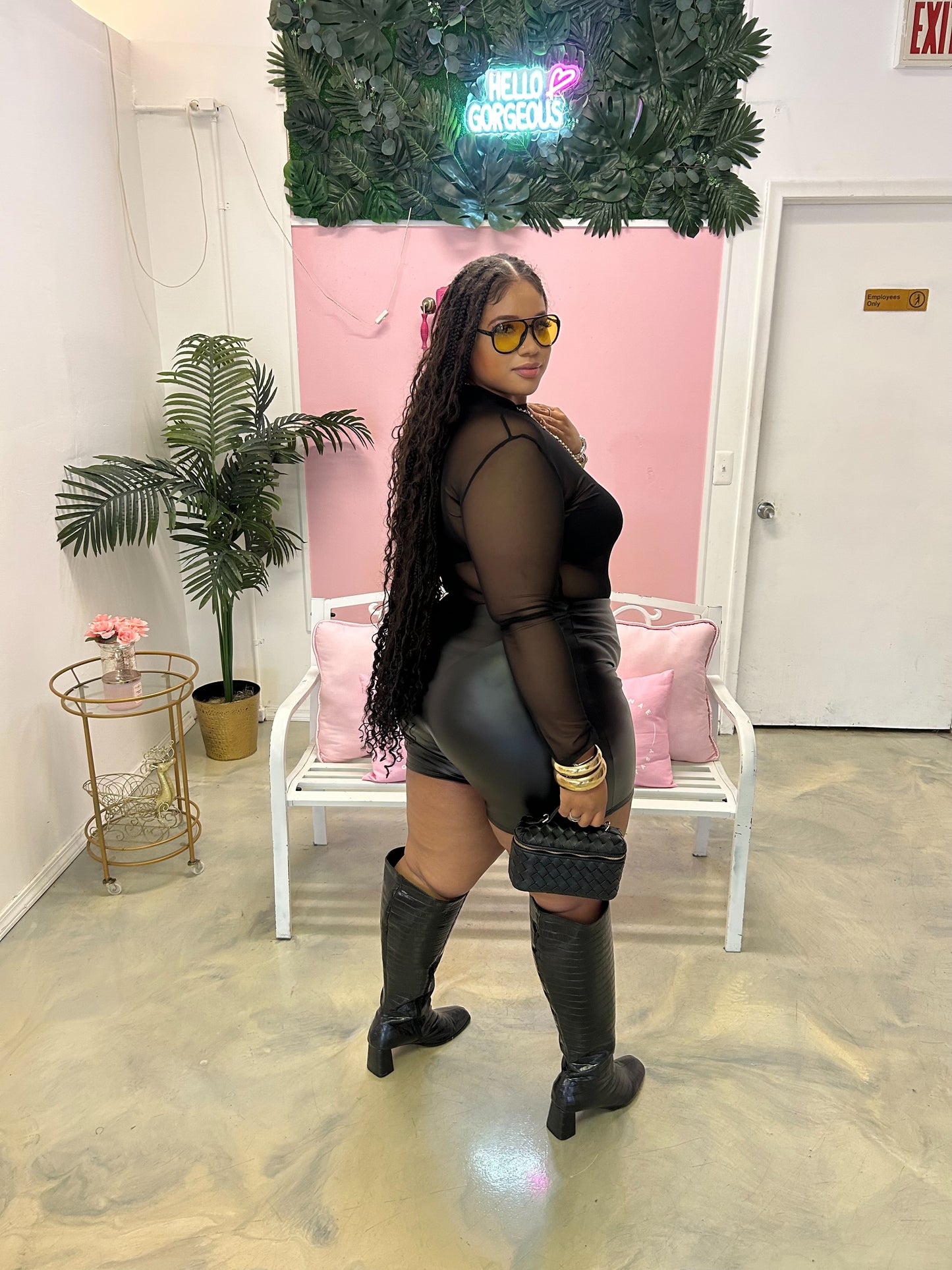 “Stuck on You” Leather Shorts