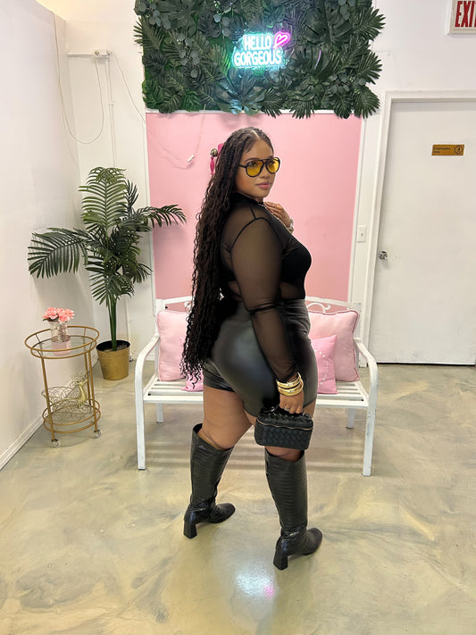 “Stuck on You” Leather Shorts