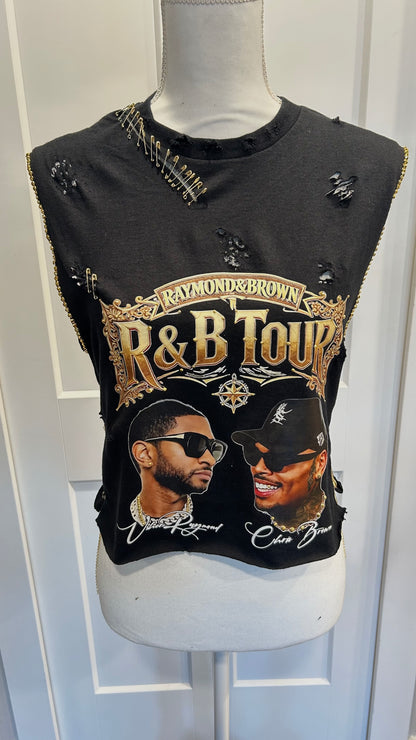 “R&B Tour” Custom Chain Tee