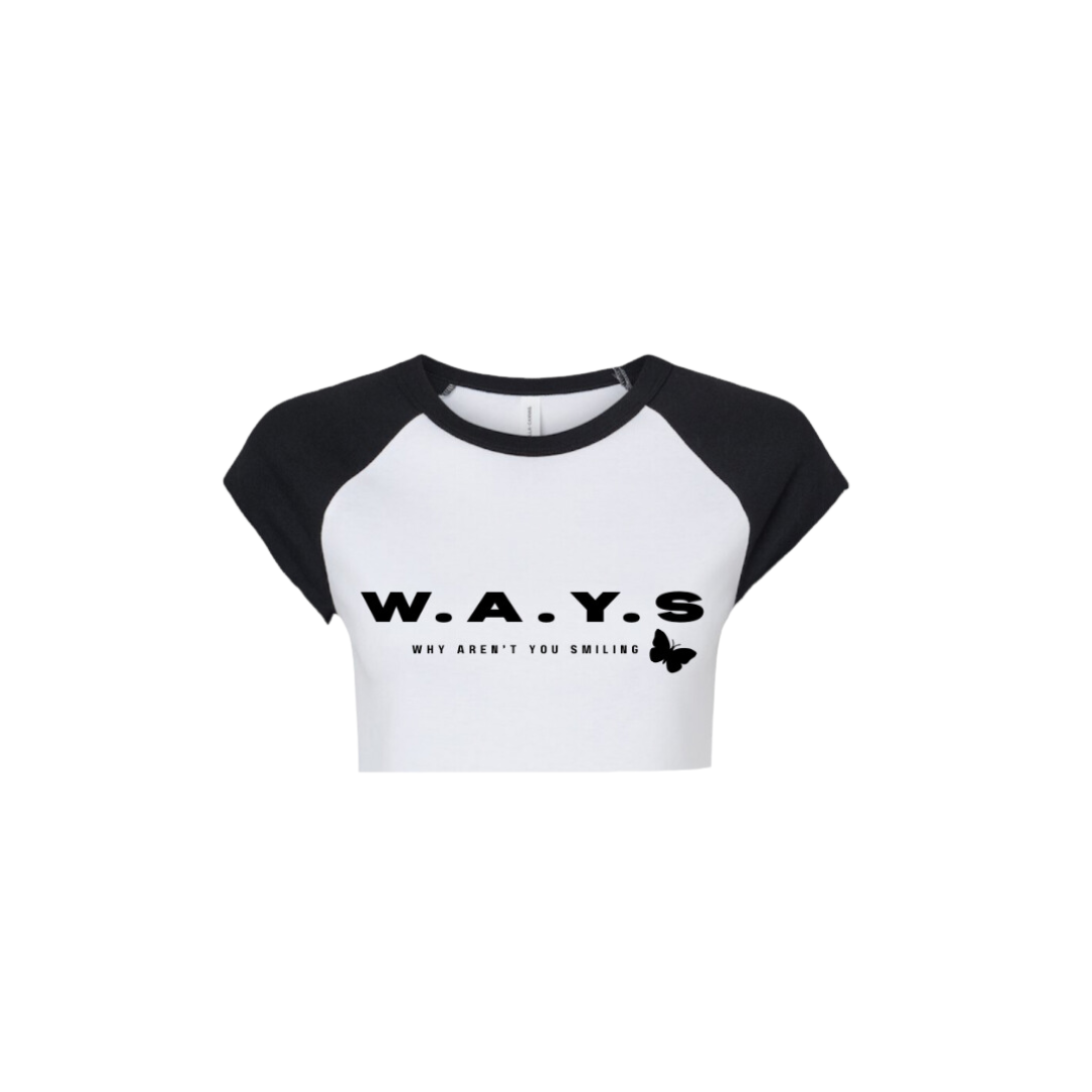 “W.A.Y.S” Crop Tee