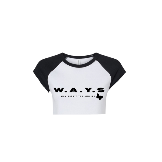 “W.A.Y.S” Crop Tee