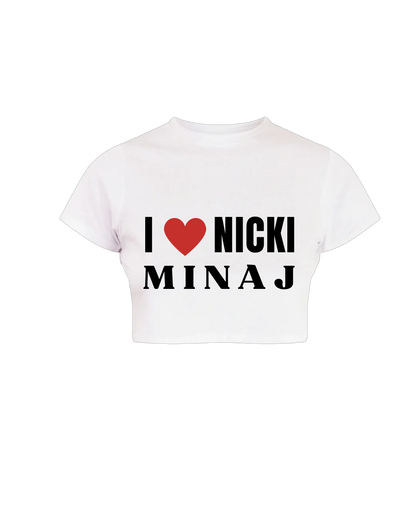 “I ❤️ Nicki Minaj” Crop Tee