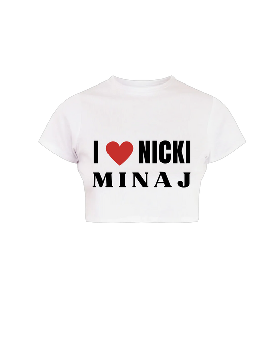 “I ❤️ Nicki Minaj” Crop Tee