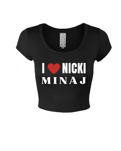 “I ❤️ Nicki Minaj” Crop Tee