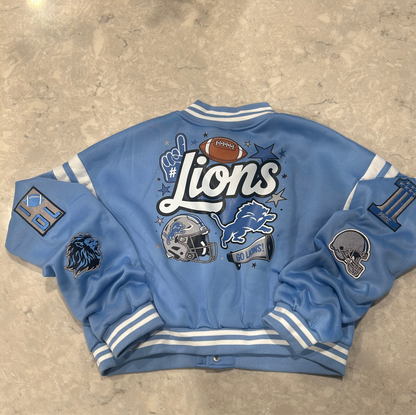 “Detroit Lions” Custom Varsity Jacket