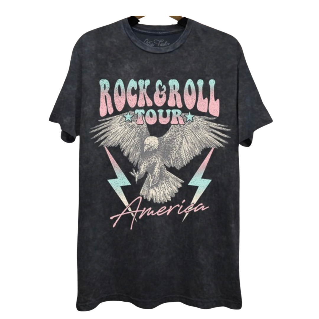 “Rock&Roll” Graphic Tee